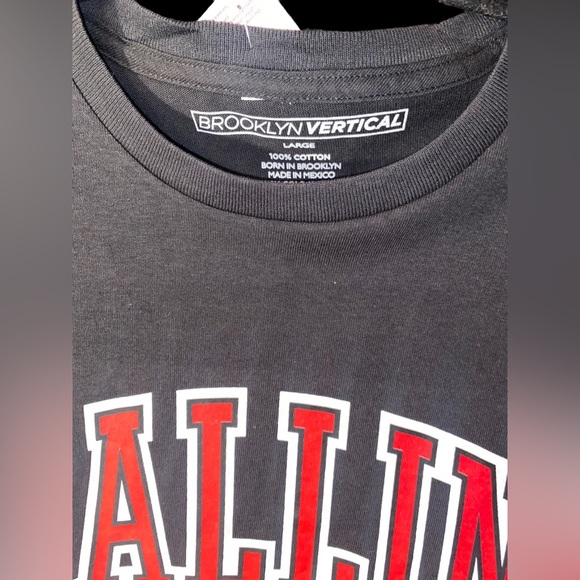 Unisex Ballin’ 23 Iconic T-Shirt made by Brooklyn Vertical 100% Cotton Black Lrg - Picture 3 of 7